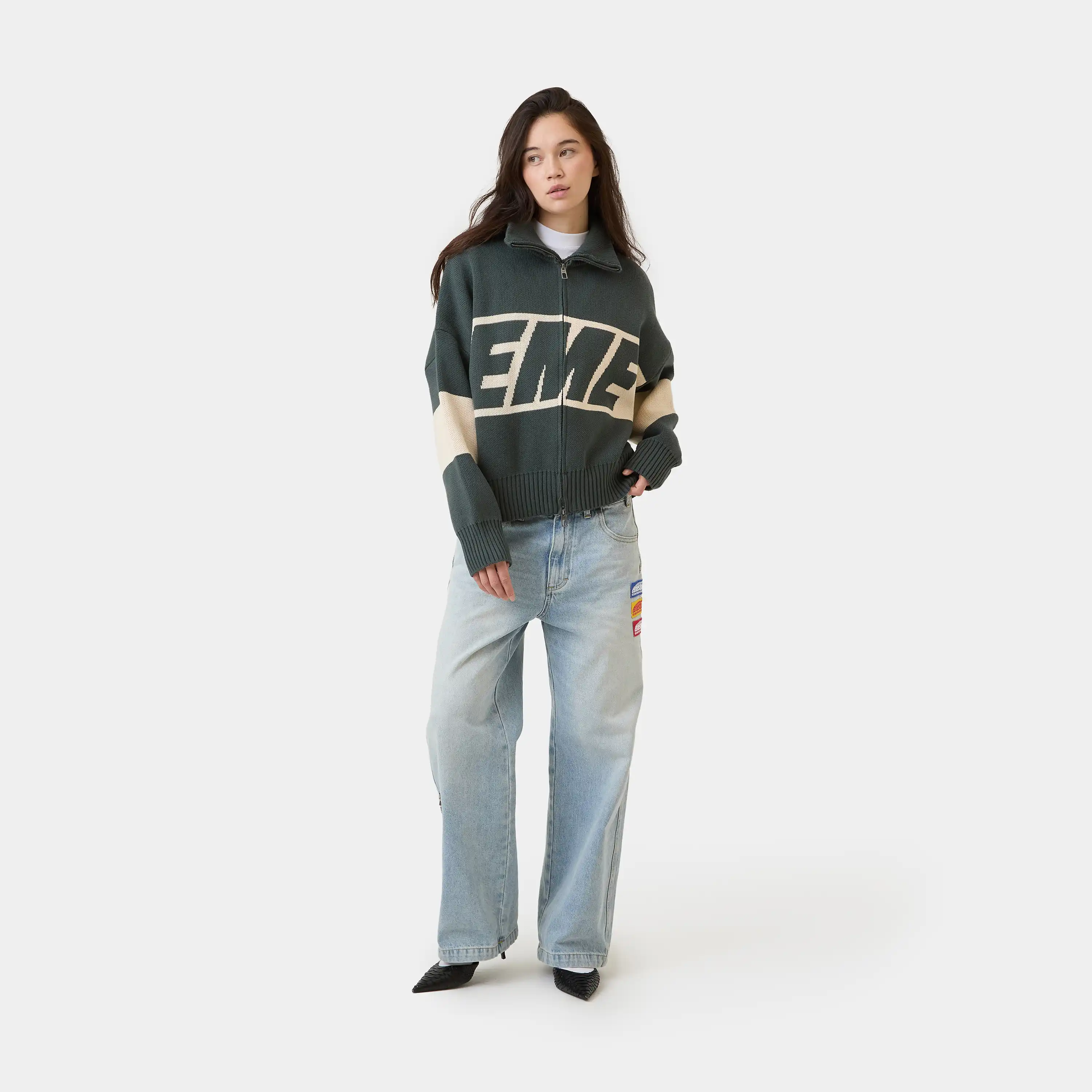 Thrill Hunt Zipper Knit