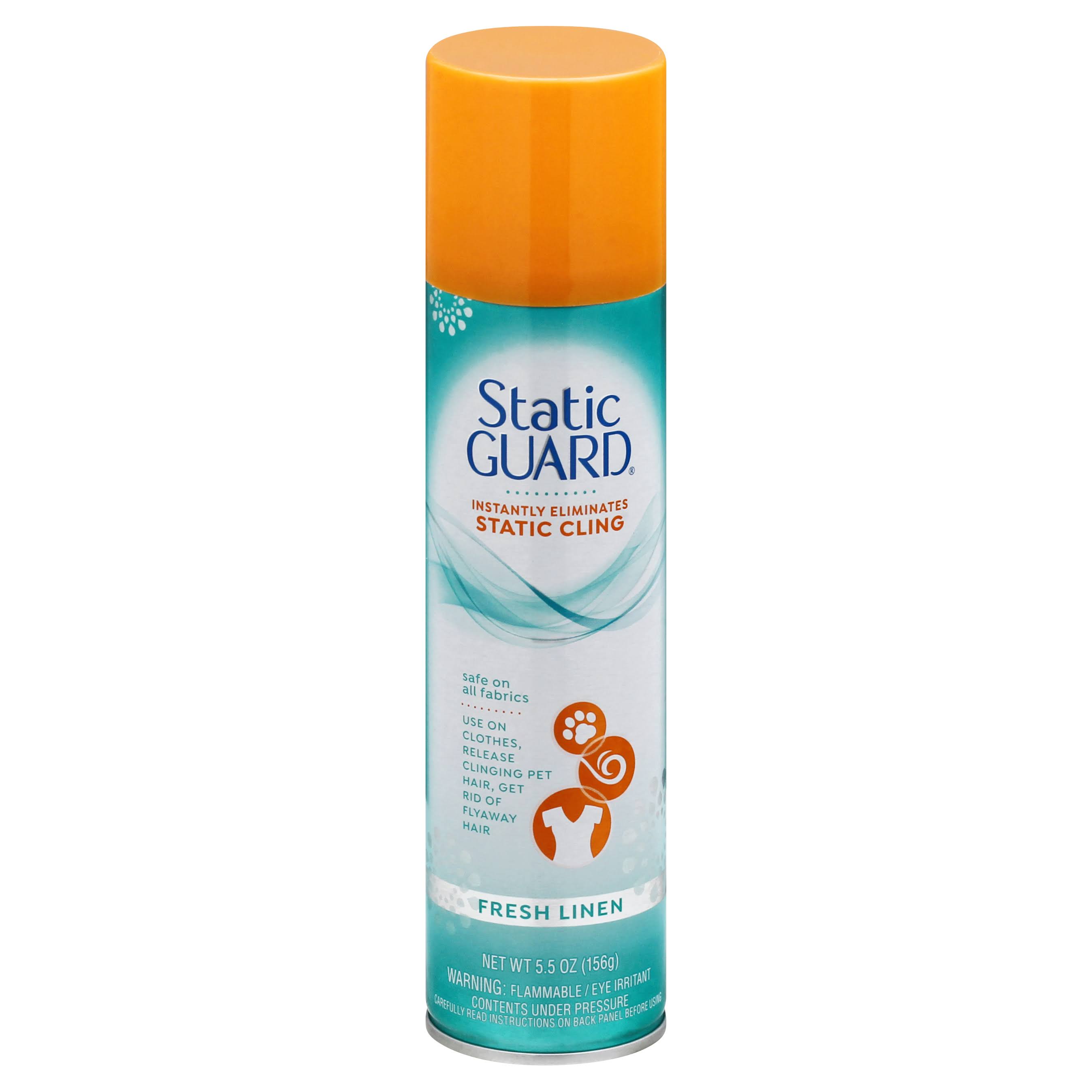 Static Guard Static Cling Spray, Fresh Linen - 5.5 oz