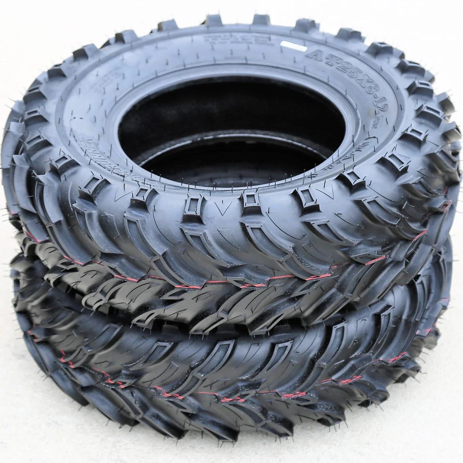 Set of 4 Mars B 25X10.00-12 25x10-12 25x10x12 50F 6 Ply m/t mud Atv/Utv Tires - Image 5