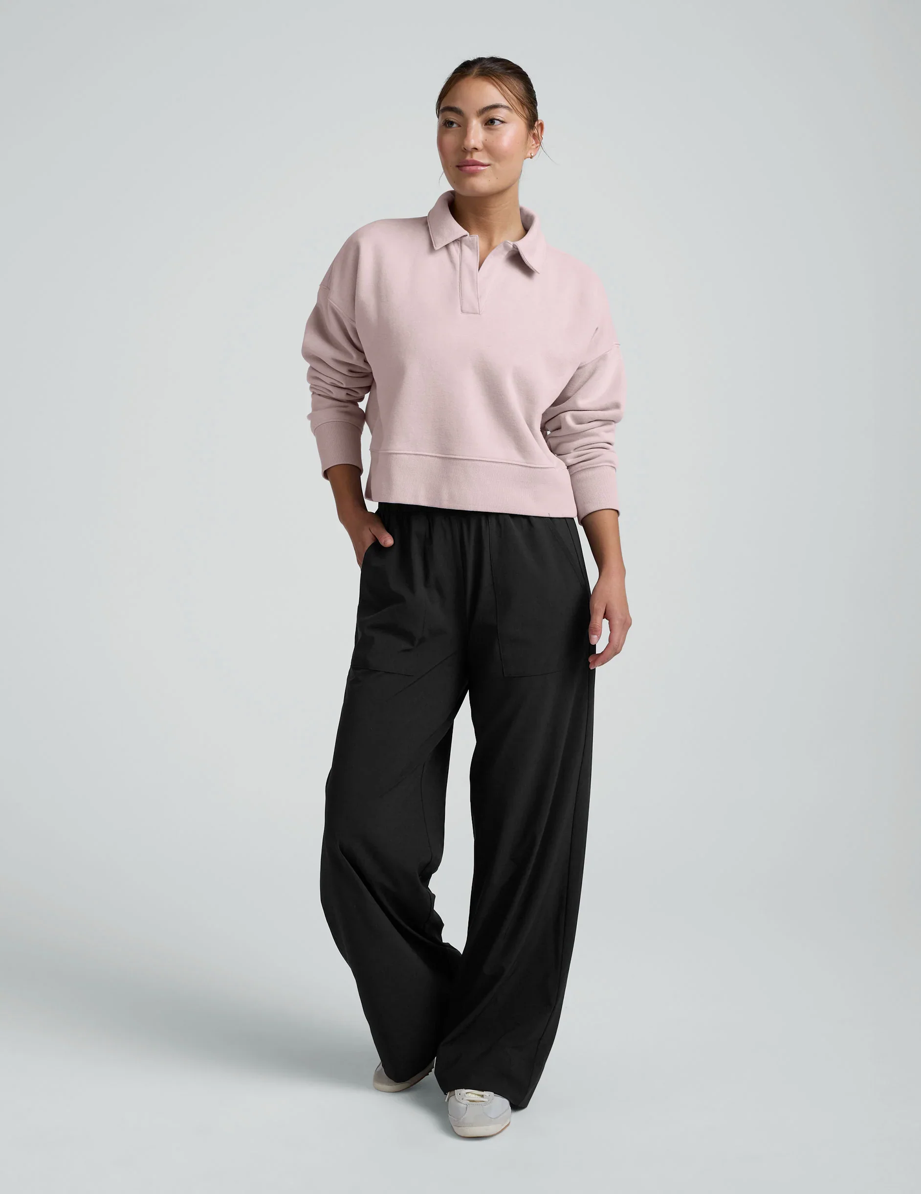 LuxeFleece™ Collared Sweatshirt