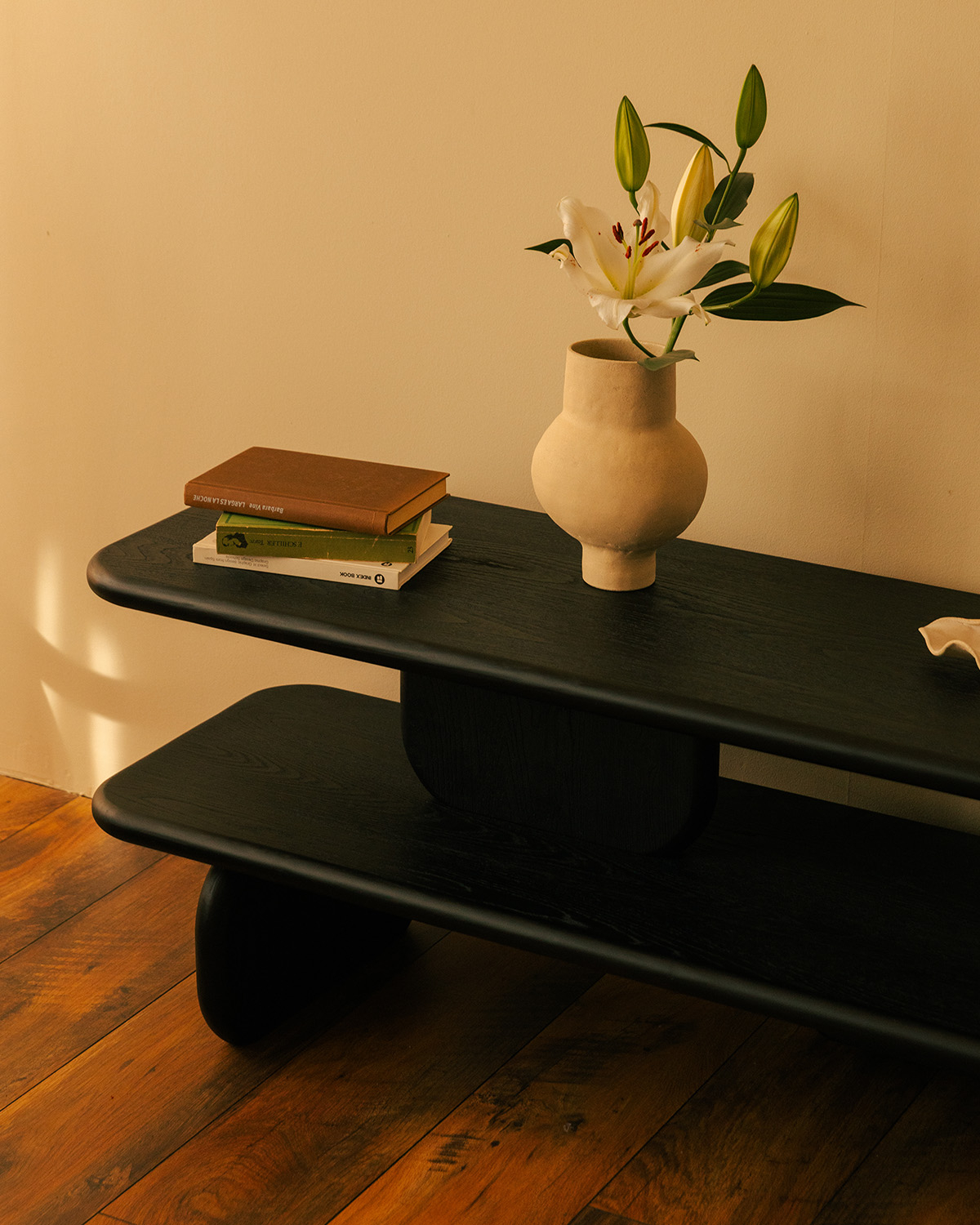 Kuroen - Mueble de TV de Madera de Pino y Madera de Olmo Kuroen