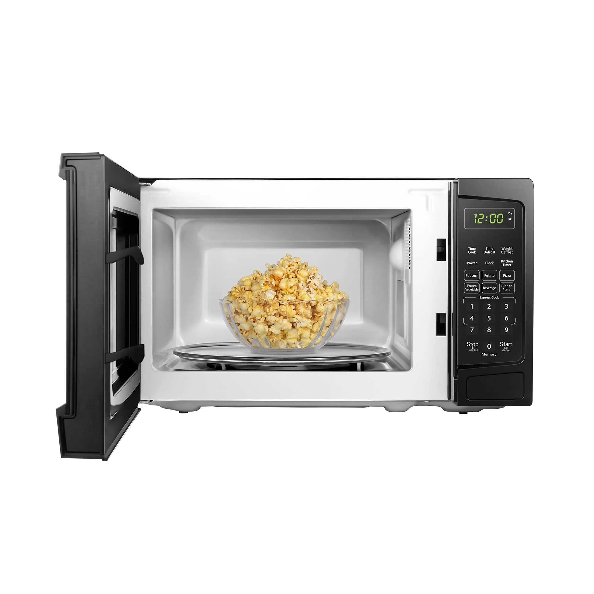 700W 0.7 Cubic Feet Convenient User-Friendly Countertop Microwave, Black(Black) - Image 9