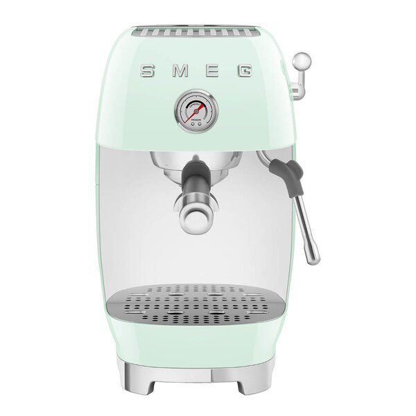 Manuell espressomaskin med Cold Brew ECF03 pastellgrønn