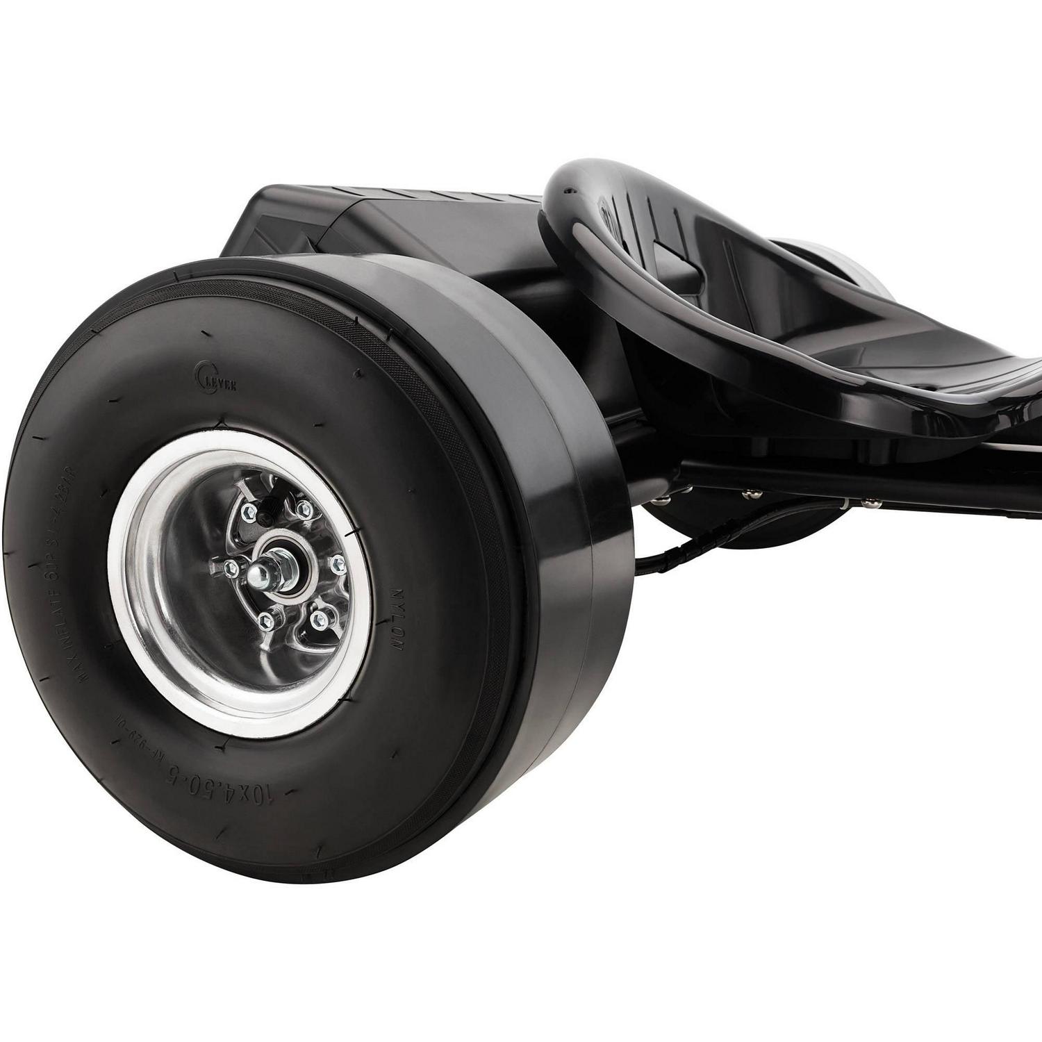 DXT Electric Drift Trike- Black. 36V Powered Ride-On with Adjustable Seat and Variable Speed - Image 4