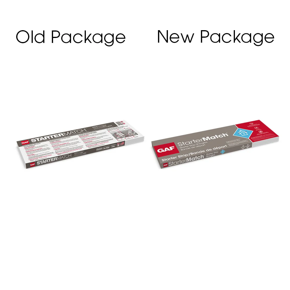GAF StarterMatch Slate Starter Strip Shingles Bundle (60 Linear Feet)