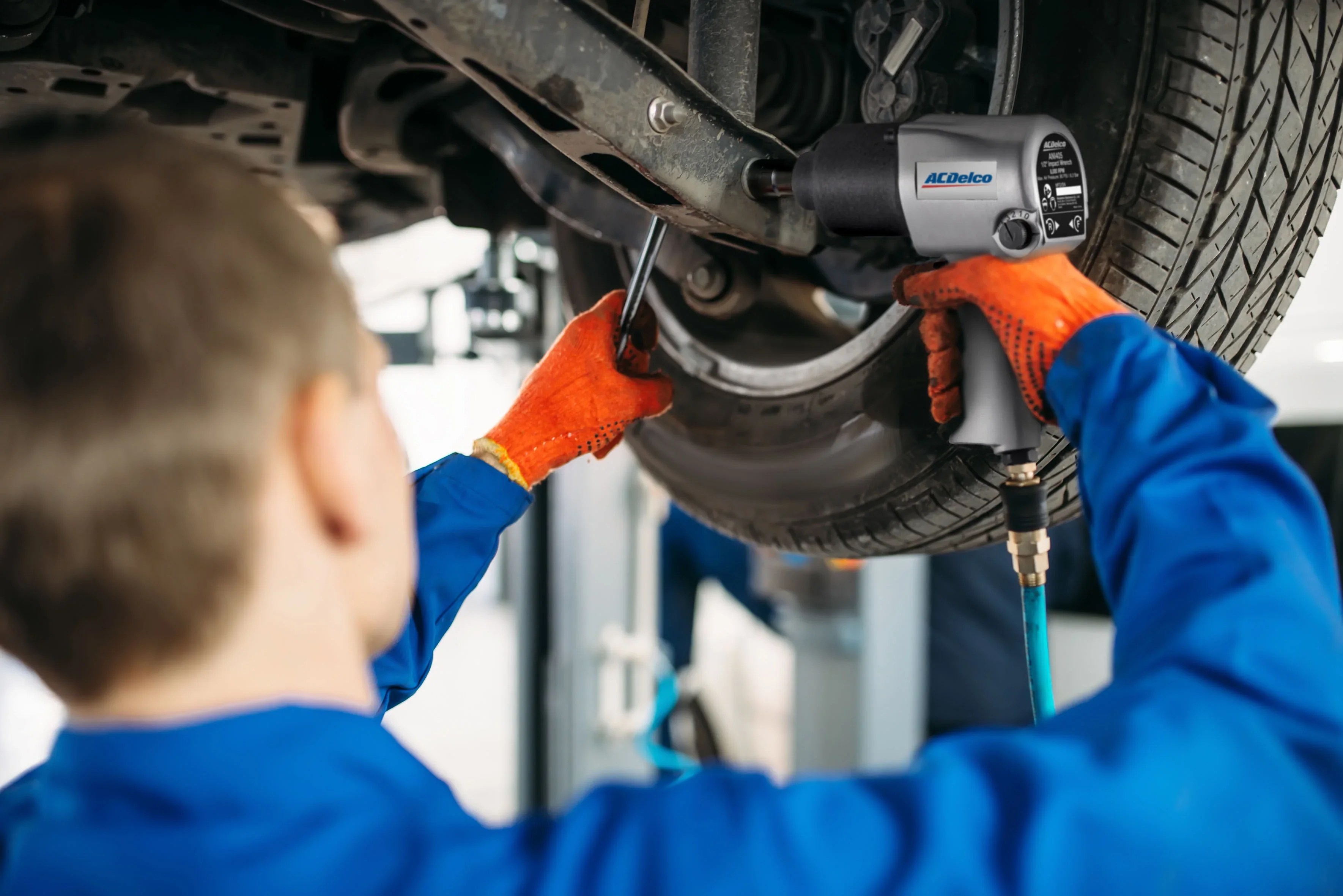 ACDelco ANI405A-NK1, 3/8 Pneumatic Impact Wrench, 8000 RPM 5-Speed