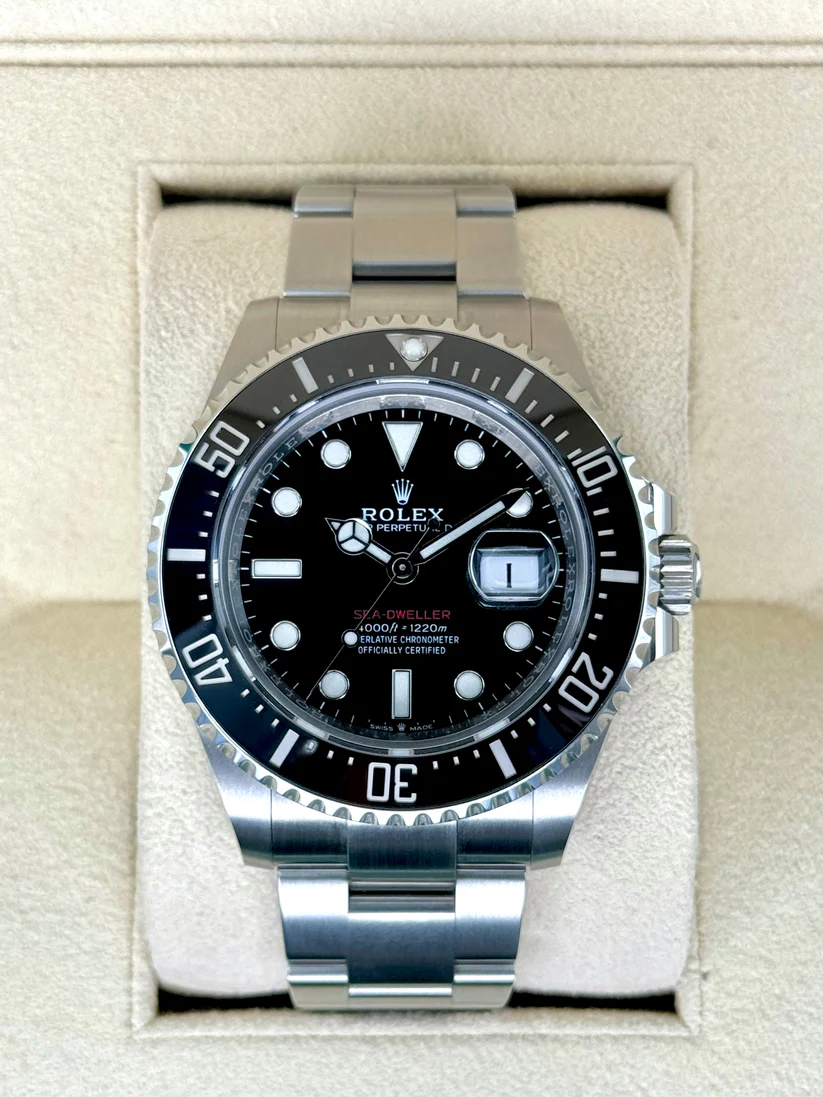 [Super Clone]Rolex Sea-Dweller 126600 43mm Black Dial Stainless Steel Mens Watch