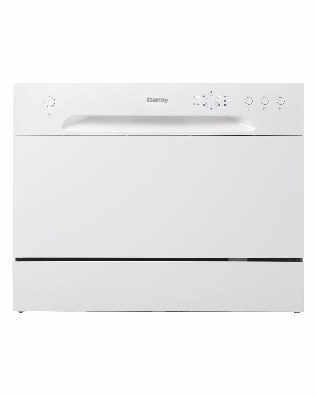 6 Place Setting Countertop Dishwasher in White (DDW621WDB)(White)
