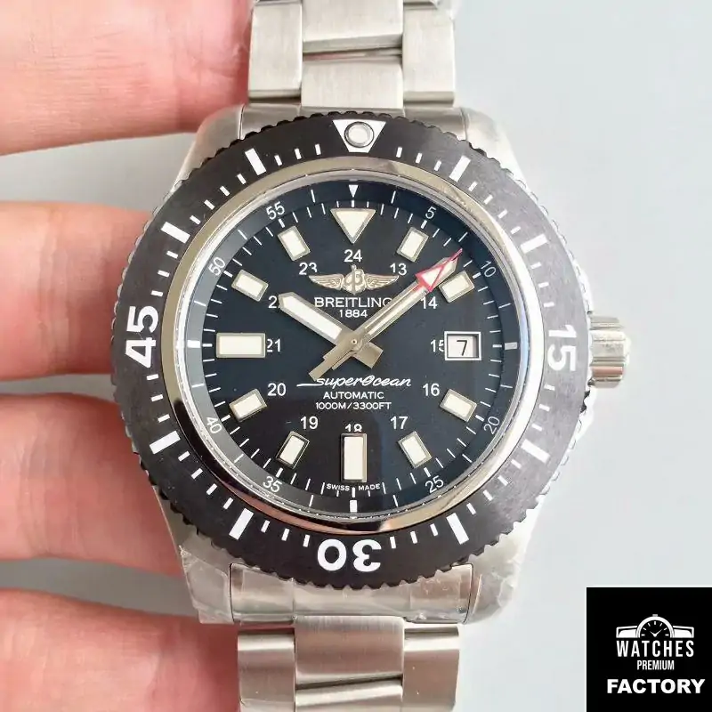 Breitling Superocean 44 Special Y1739310 / BF45 / 162A GF Factory Black Dial