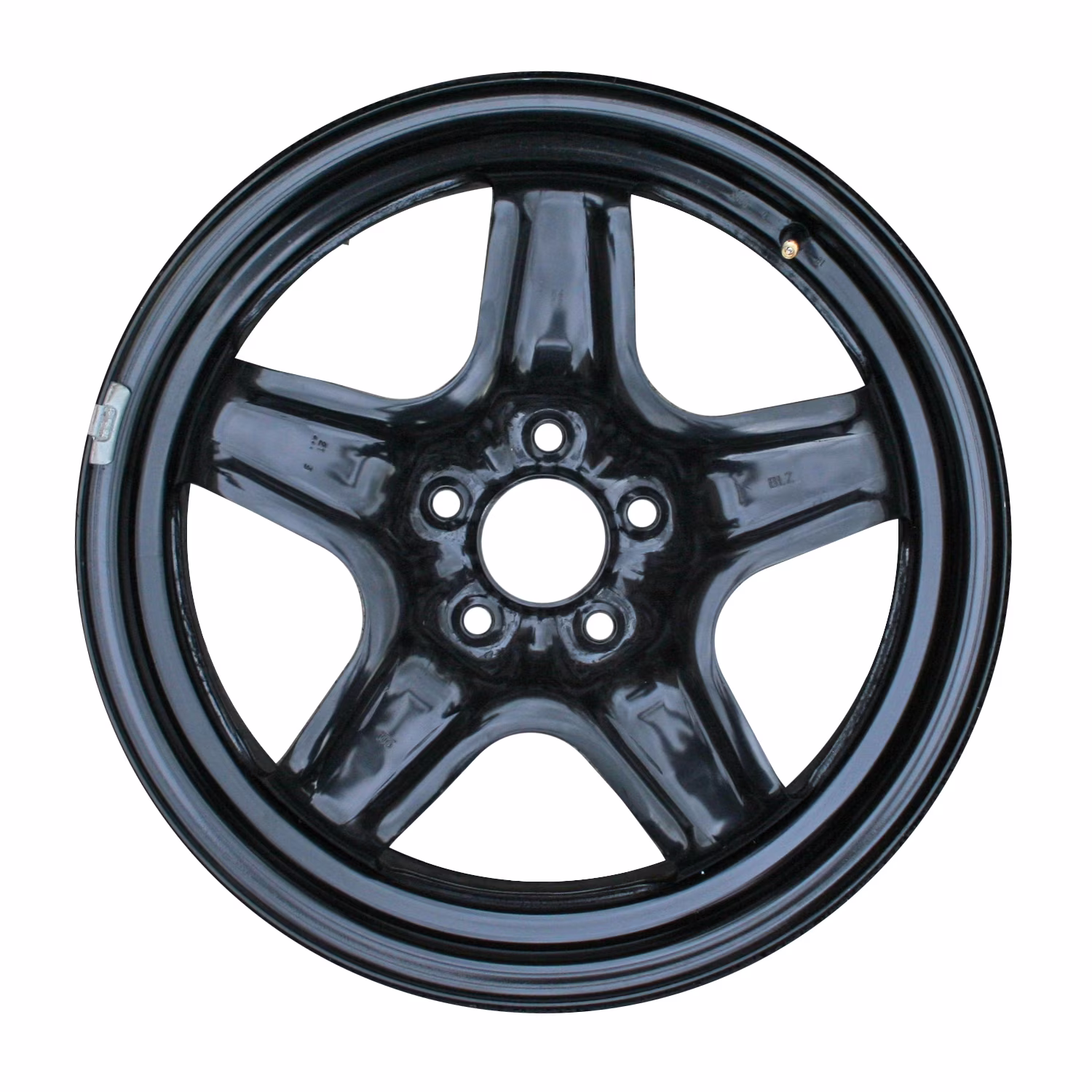 New Aftermarket Painted Black Steel Wheel 17 x 7 9597624 5 Spoke Style fits 2007-2009 Saturn Aura