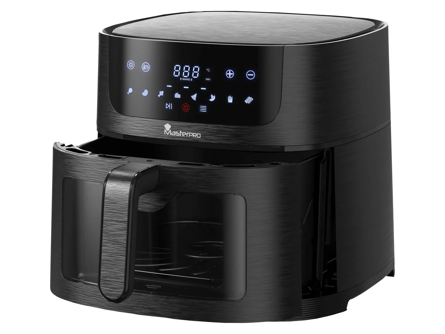 Masterpro Friteuse  air chaud numrique avec fentre, 1700 W