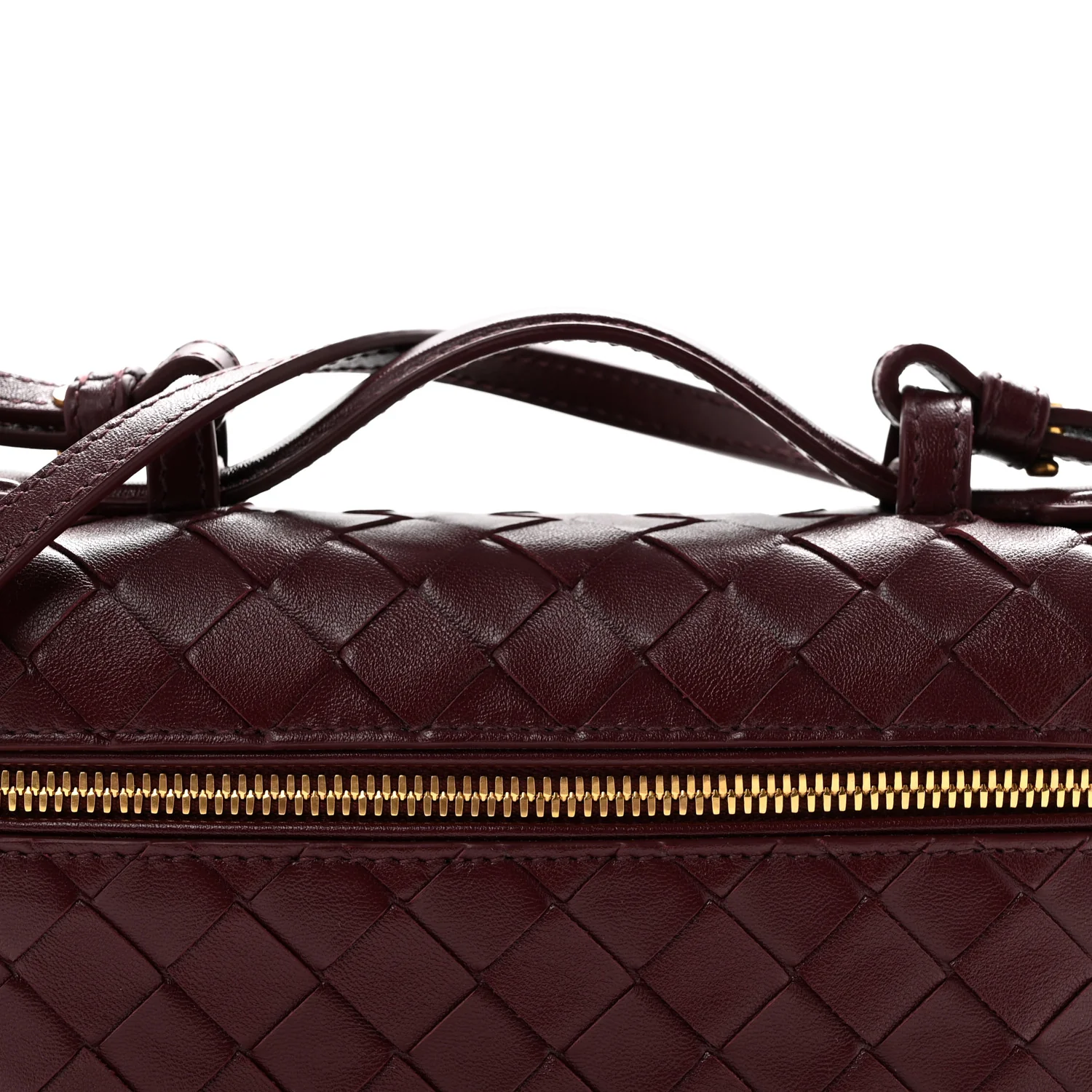 Nappa Intrecciato Bang Bang Vanity Case Barolo