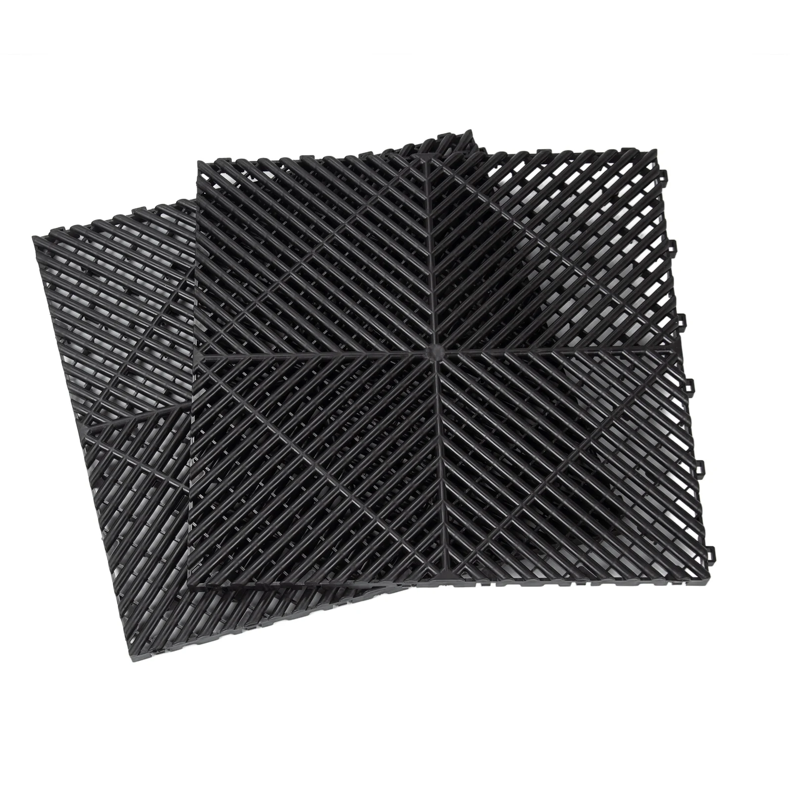 Garage Floor Tiles Interlocking 15.75x15.75 in 50pcs Garage Flooring Tiles Black(Black 50Pcs) - Image 10