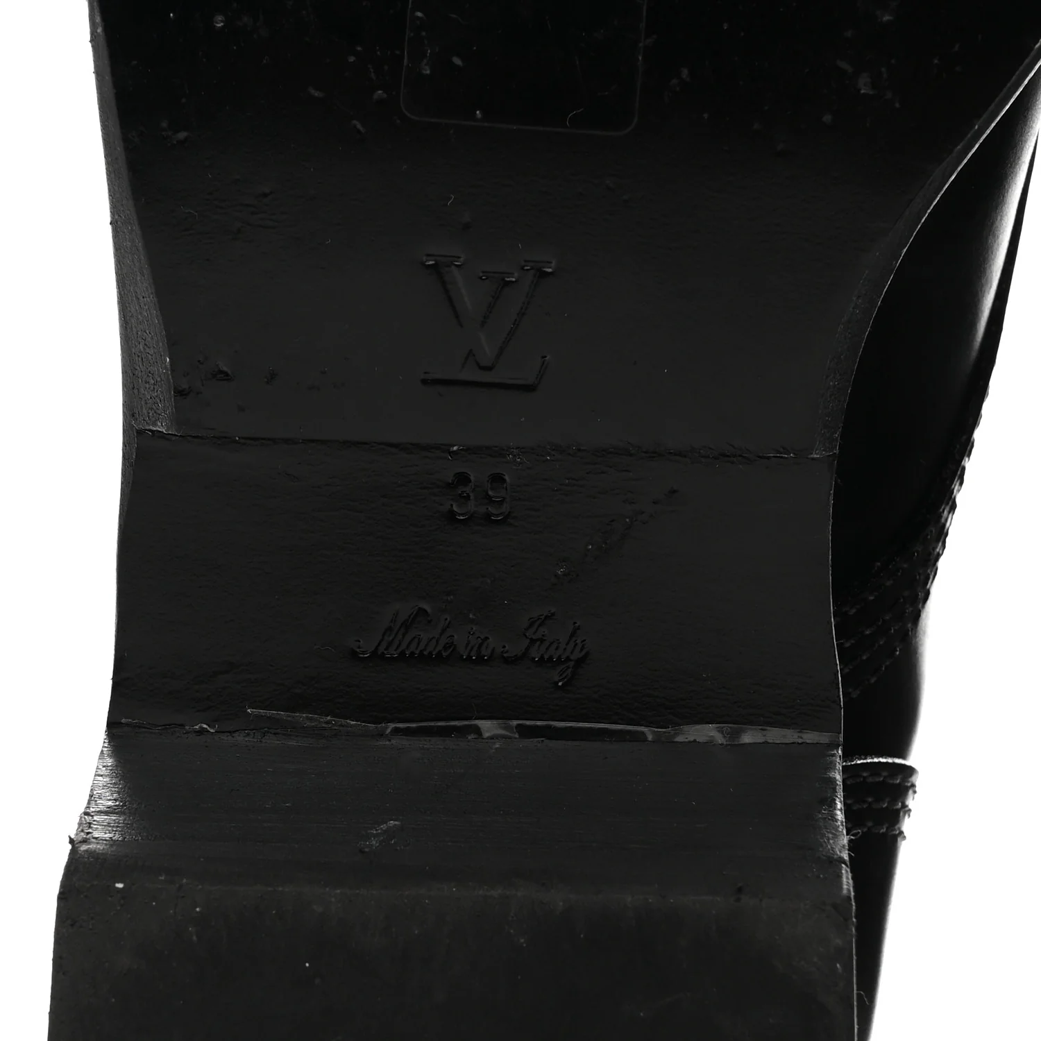 Calfskin Monogram Metropolis Flat Ranger Boots 39 Black