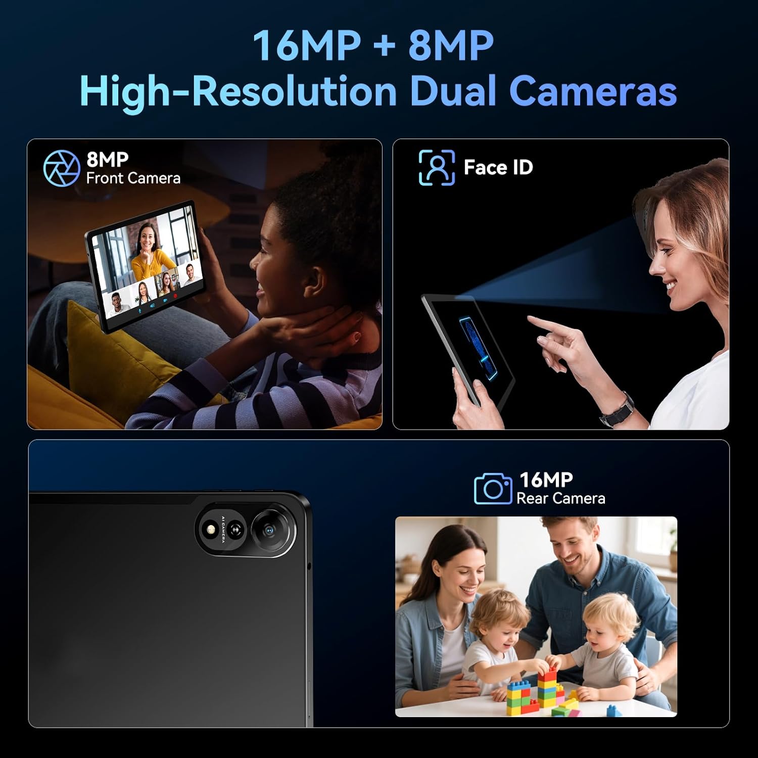 N90 Android 16 Tablet  12 inch Tablet 2K FHD+  Android Tablet with Keyboard  5G WiFi  24GB+128GB/2TB  Face ID  9000 mAh  4 Years Warranty  Widevine L1  OTG  1217-BOX  Case&Pen