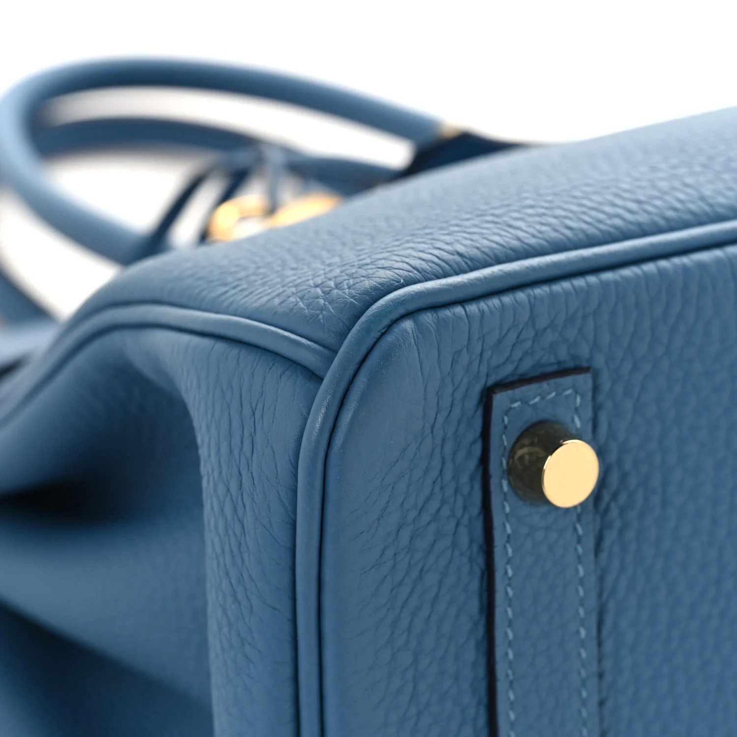 Togo Birkin 30 Bleu Azur