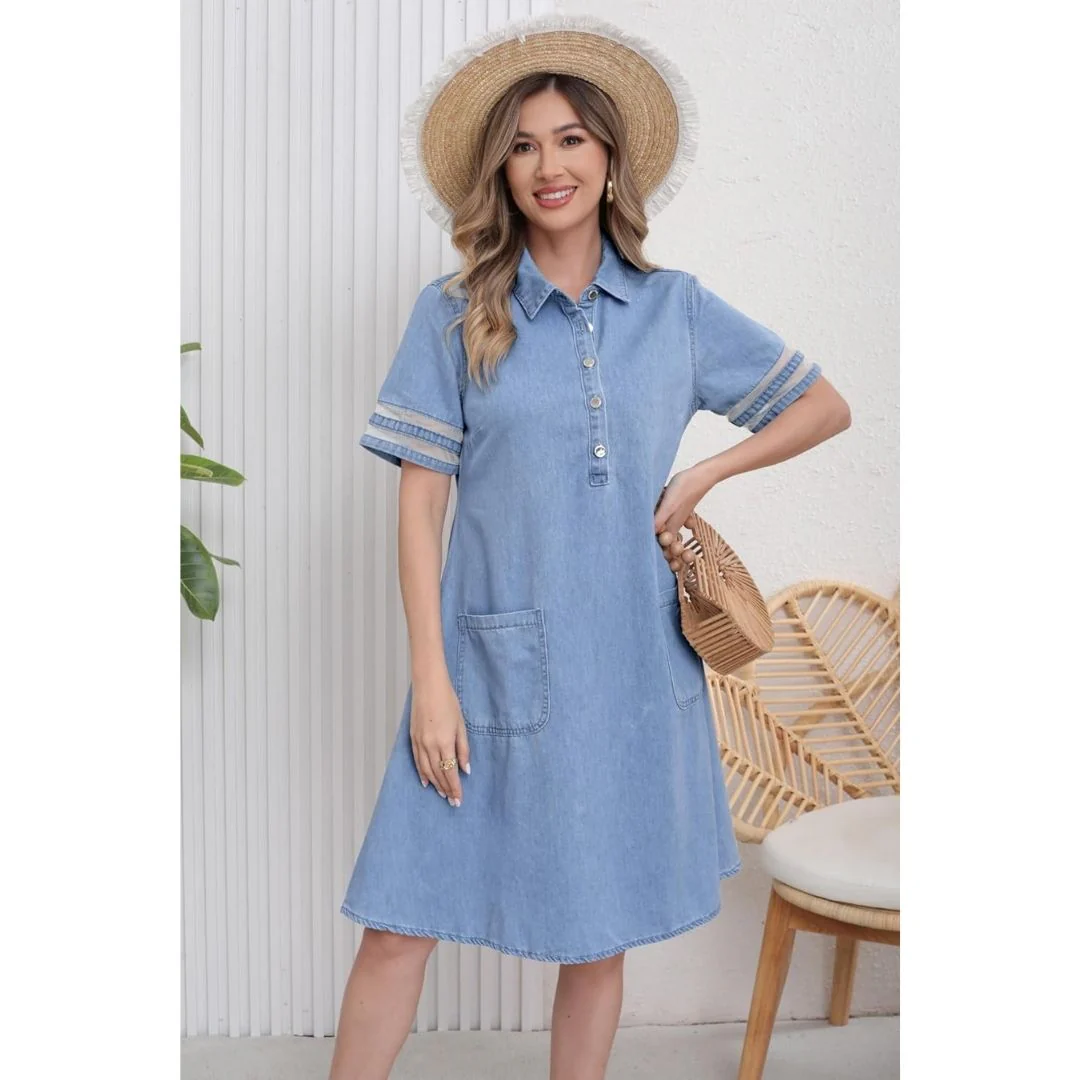 Brianne | Robe en Jean Flatteuse