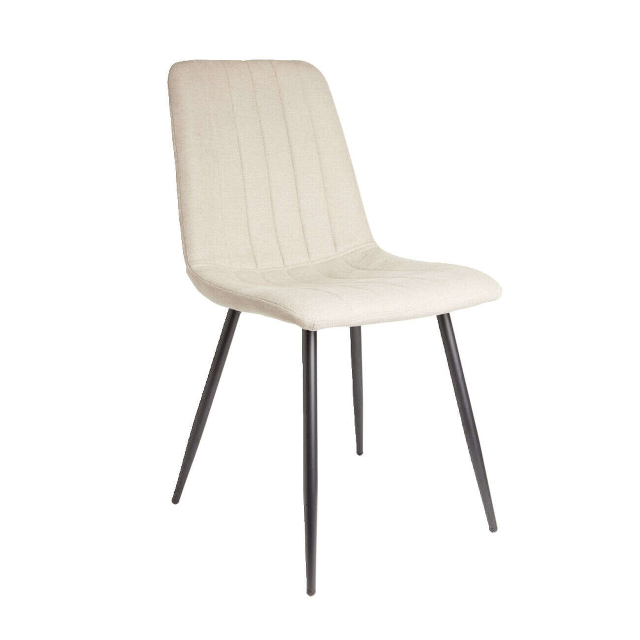 Chaise Joseph noir et gris L45xP54XH89cm