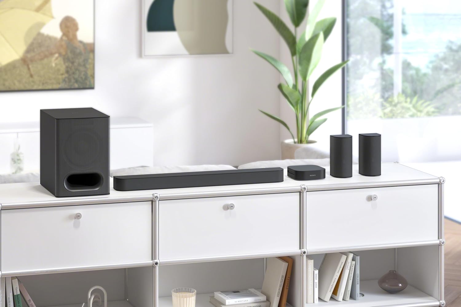 Sony BRAVIA Theater System 6  5.1ch Home Theater System Sound bar with subwoofer and Rear Speakers  Surround Sound by Dolby Atmos/DTS:X Compatible HT-S60