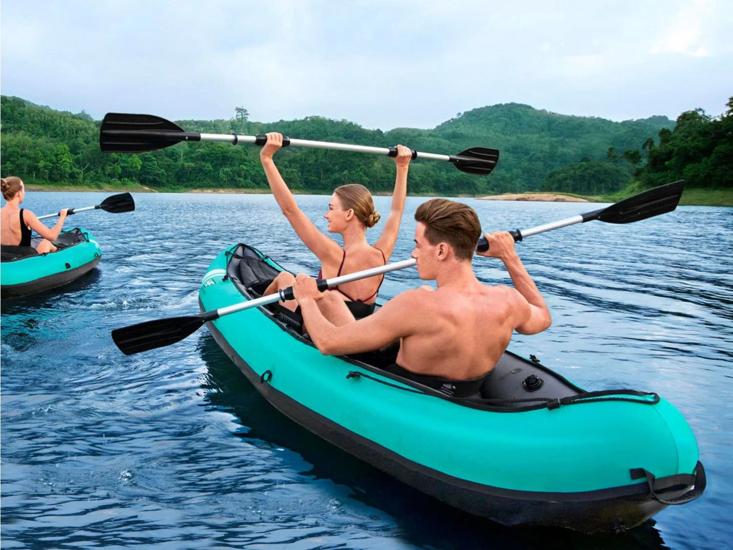 Bestway Ensemble de kayak gonflable, 330 x 94 x 48 cm