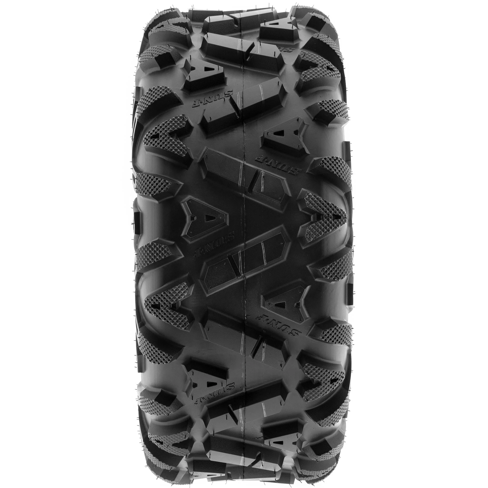 Sunf All-Terrain ATV UTV Tires 25x10 - 12 25x10x12 6 PR A033 (Pair of 2)