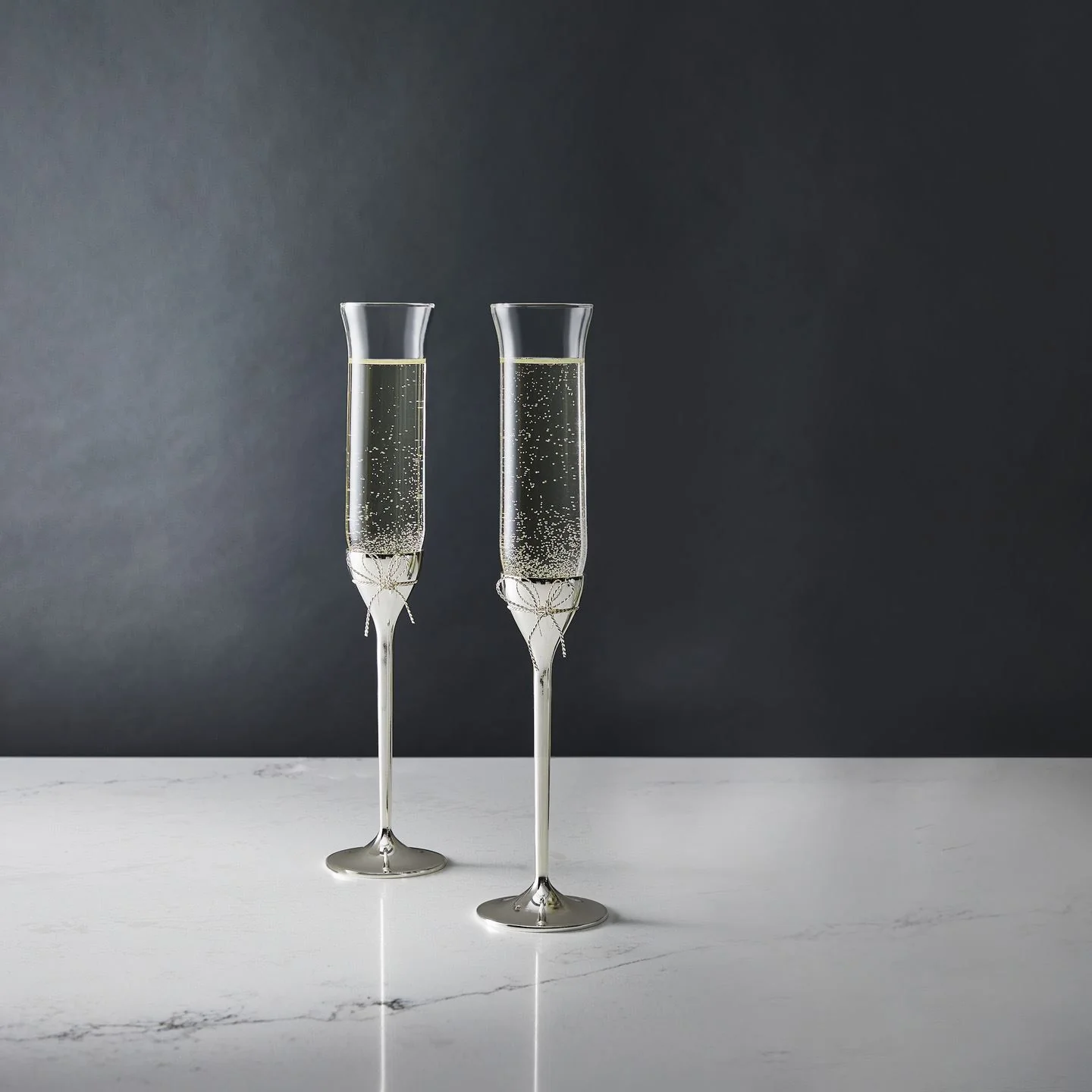 Vera Wang Love Knots Toasting Flutes, Set of 2