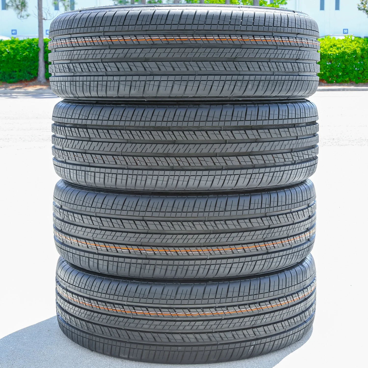 Set of 4 (FOUR) Tires Goodyear Assurance Finesse 225/65R17 102H AS A/S All-Season