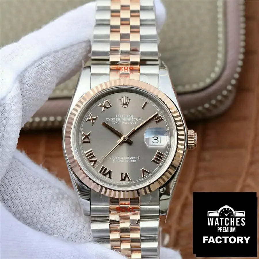 Rolex Datejust 116231-0087 36MM GM Factory Stainless Steel Strap