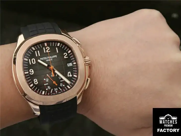 Patek Philippe Aquanaut 5968A-001 Black Rubber Strap