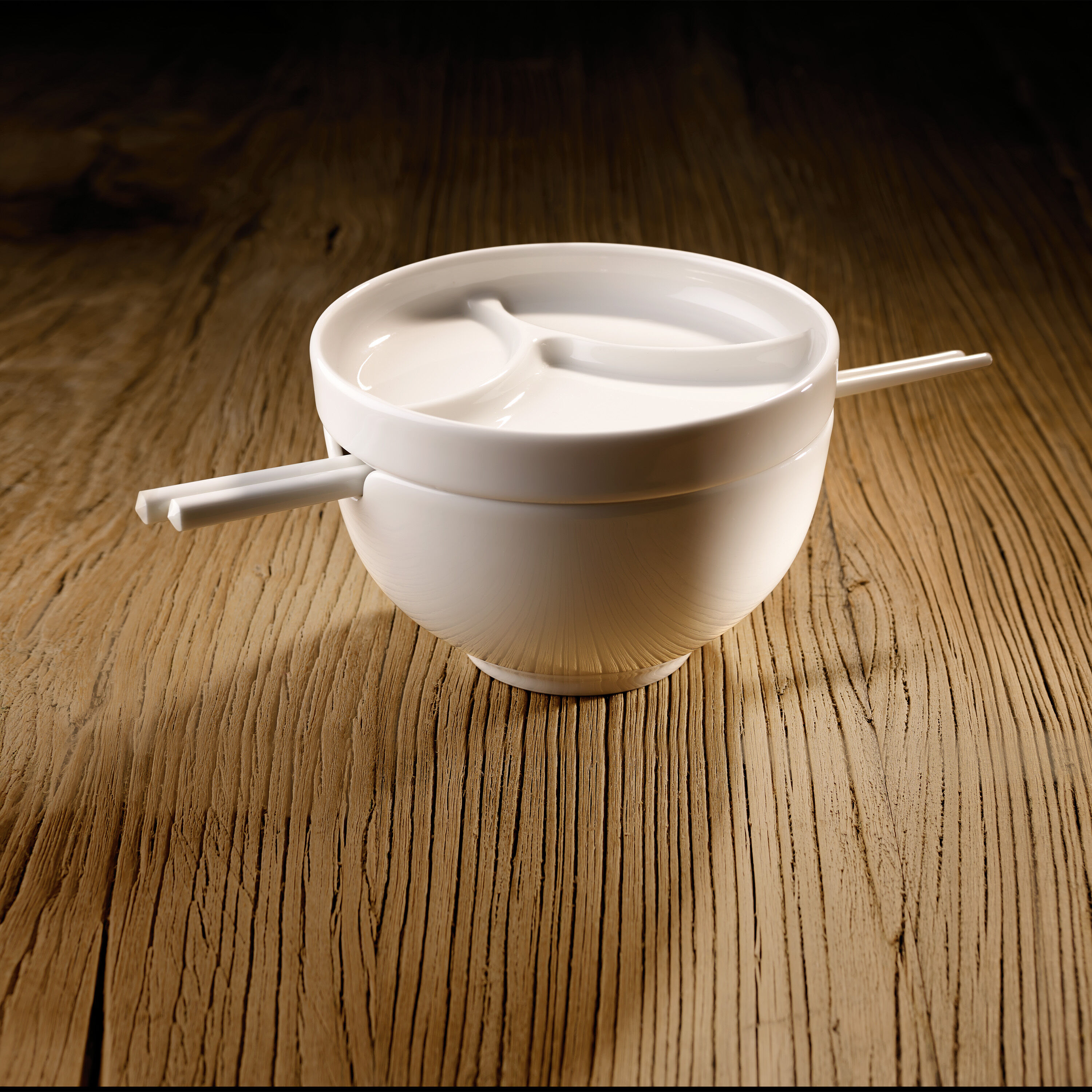 Soup Passion Chopsticks - White, Premium Porcelain