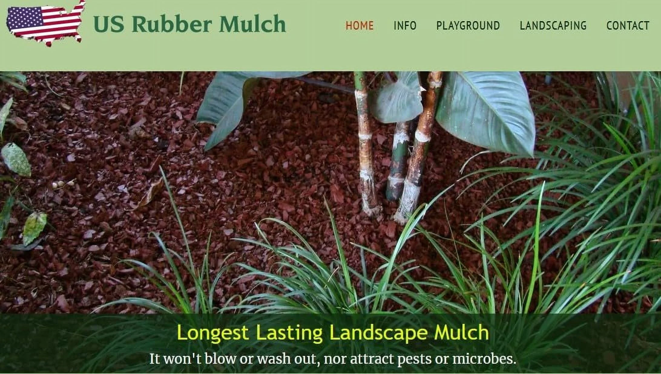 Nuplay Rubber Mulch Landscaping Bark - Rubber Nugget Weed Barrier Garden Ground Cover, 4 Pack, Blue