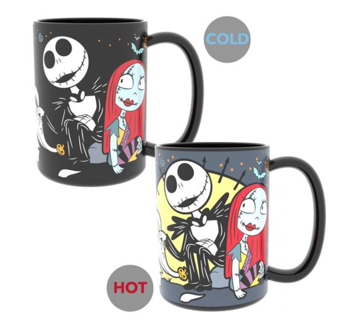 Disney The Nightmare Before Christmas 15oz. Color Change Mug Jack, Sally & Zero