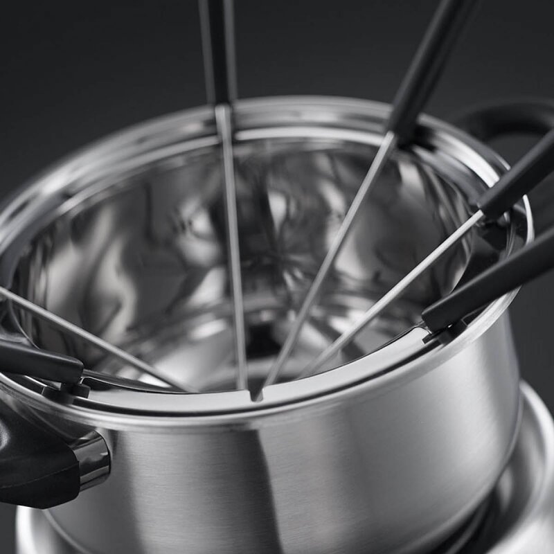 Fondue 1,7L 1200W rustfritt stål