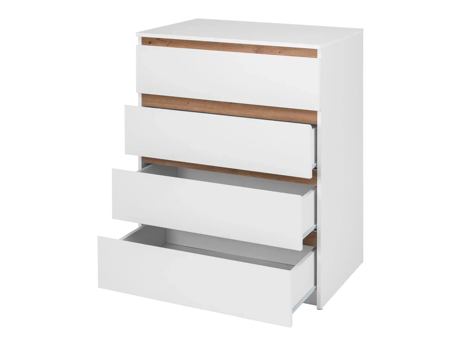 LIVARNO Commode Genve, 80 x 101,5 x 48 cm, blanche