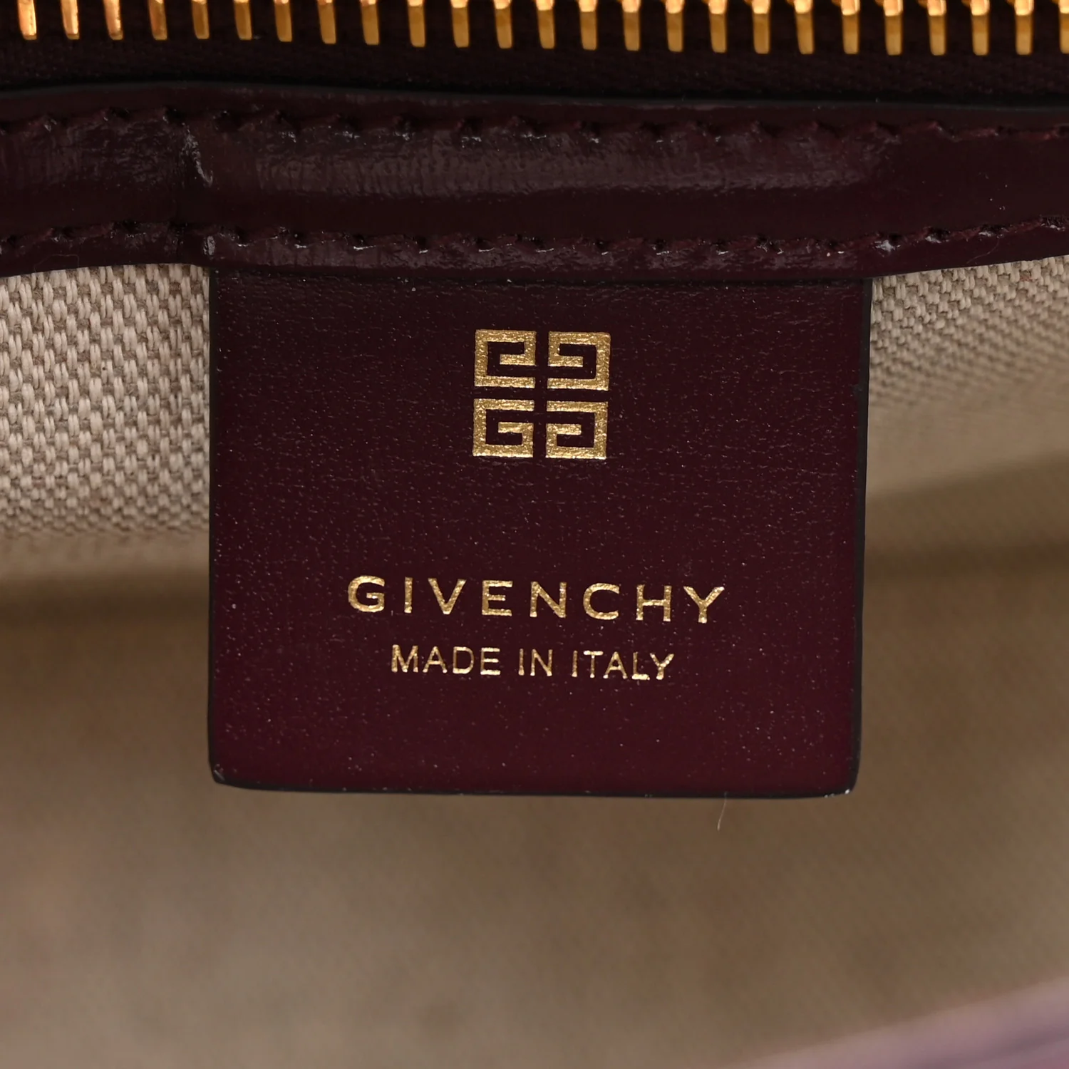 Box Calfskin Mini Lock Antigona Oxblood Red