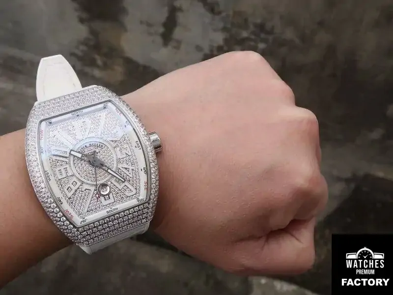 Franck Muller Vanguard V45.SC.DT.D.NBR.CD.5N.NR Diamond Dial