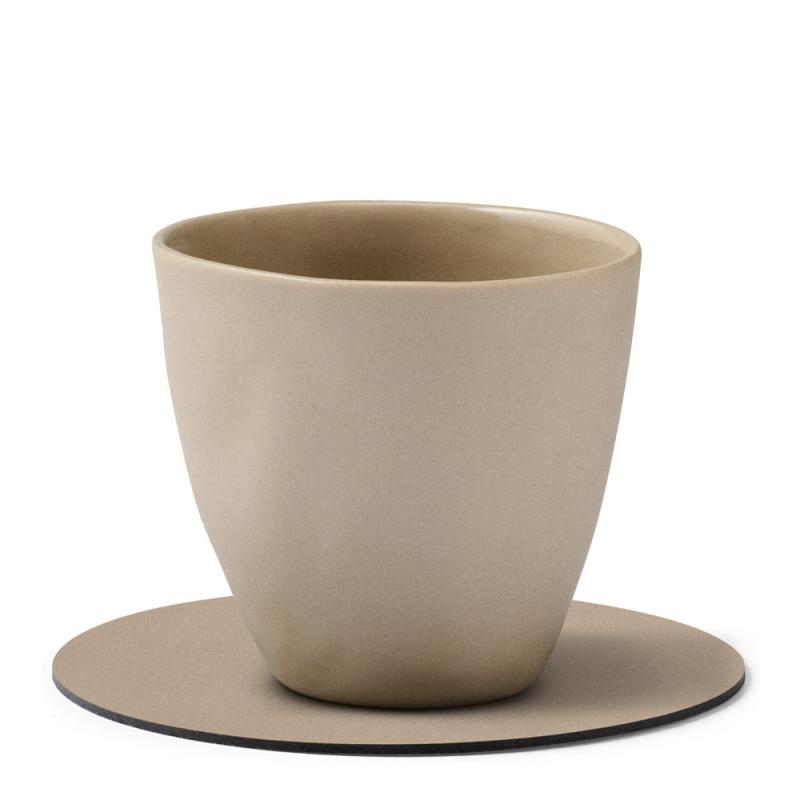 Circle Nupo glassbrikke 10 cm clay brown