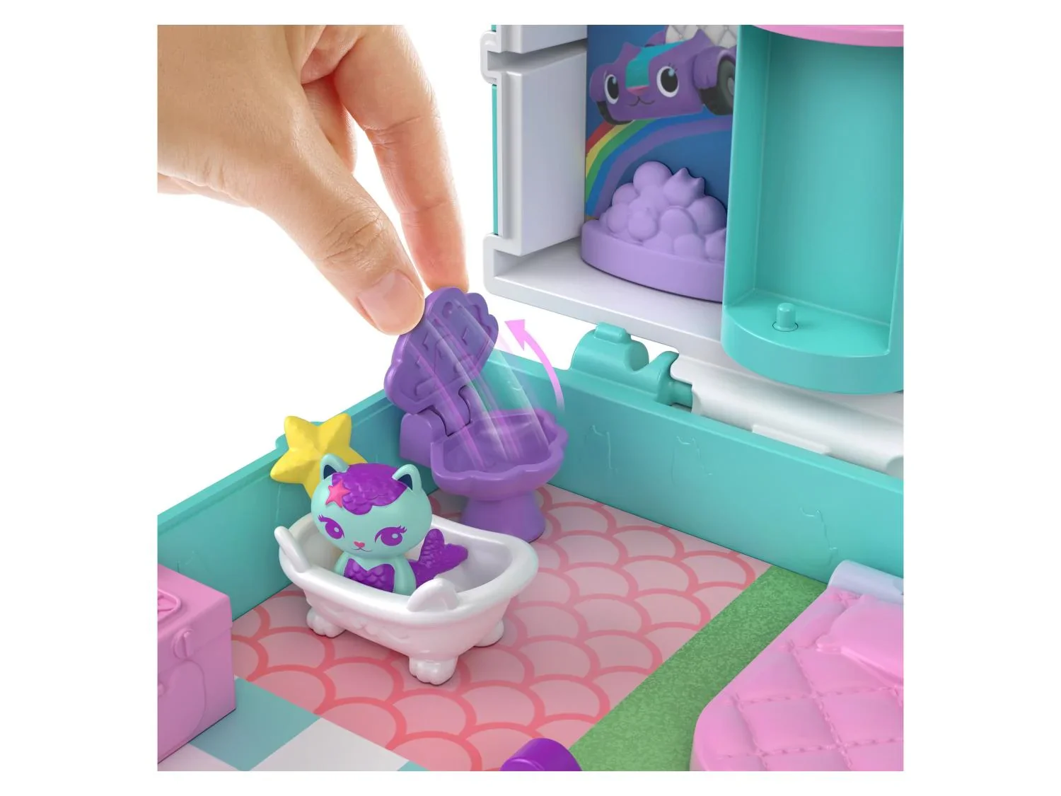 Polly Pocket Coffret de jeu Gabby et la Maison Magique