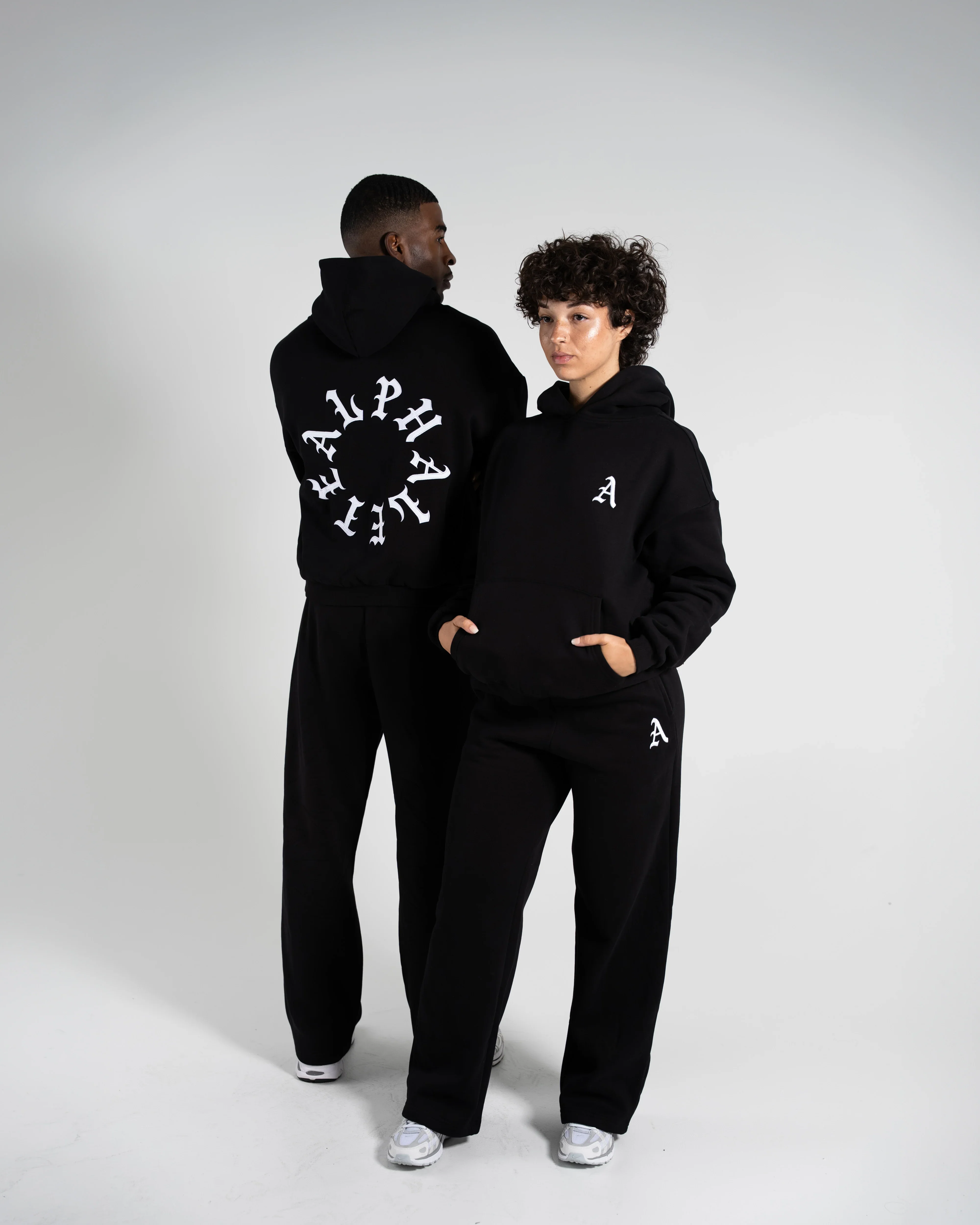 Staple Emblem Fleece Sweatpant - Black