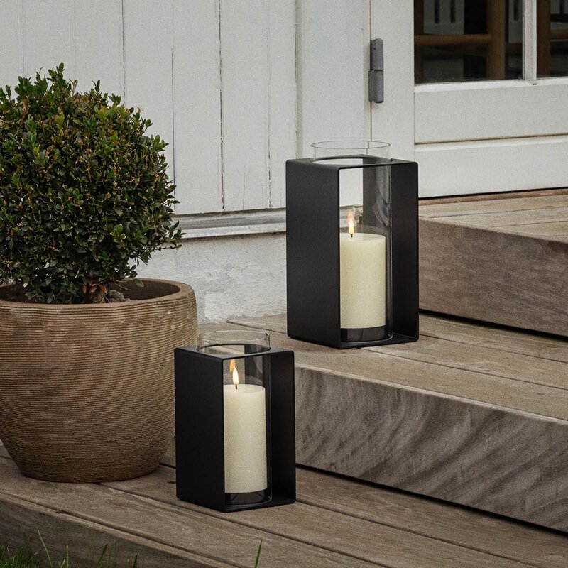 Glow lyslykt 30 cm svart