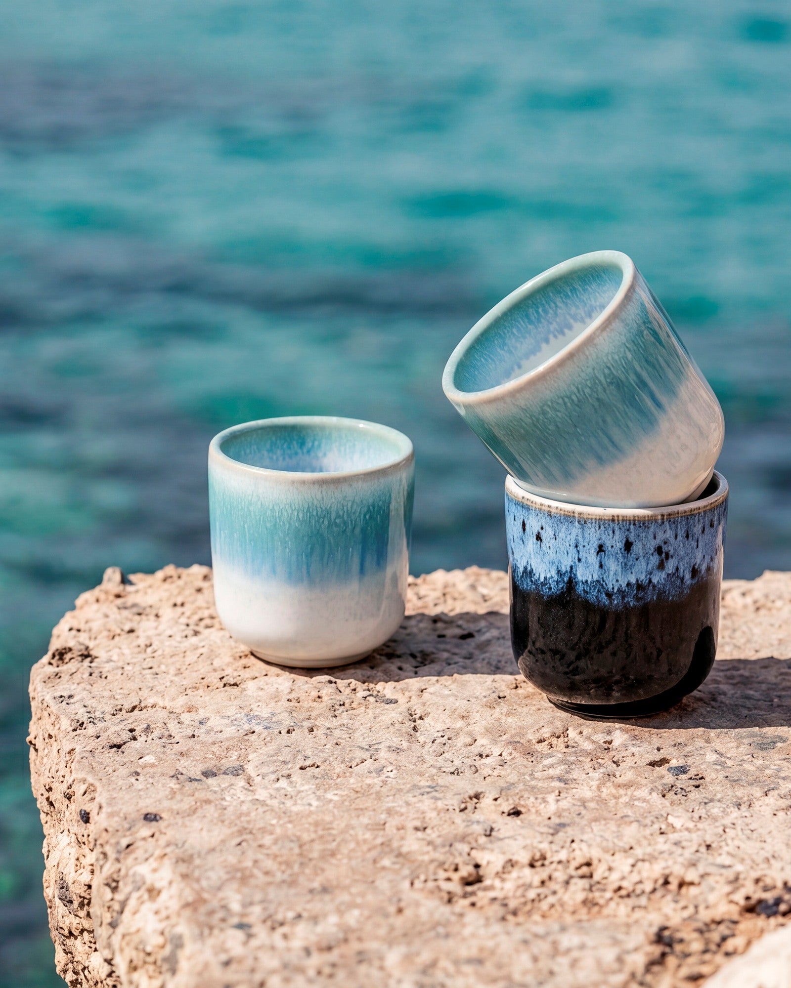 ALCACHOFRA - SMALL CUP GREEN-BLUE