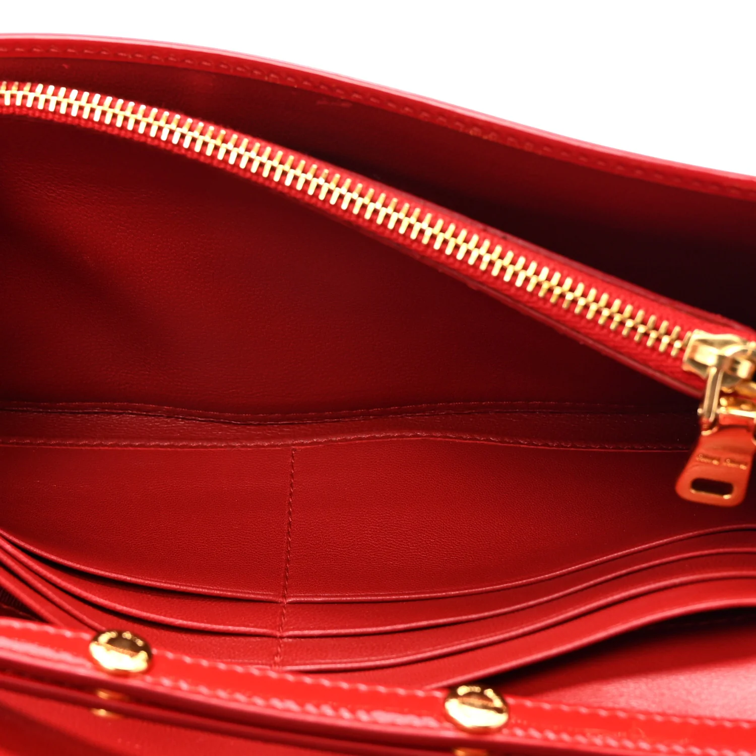 Vernice Madras Wallet On Chain Rosso