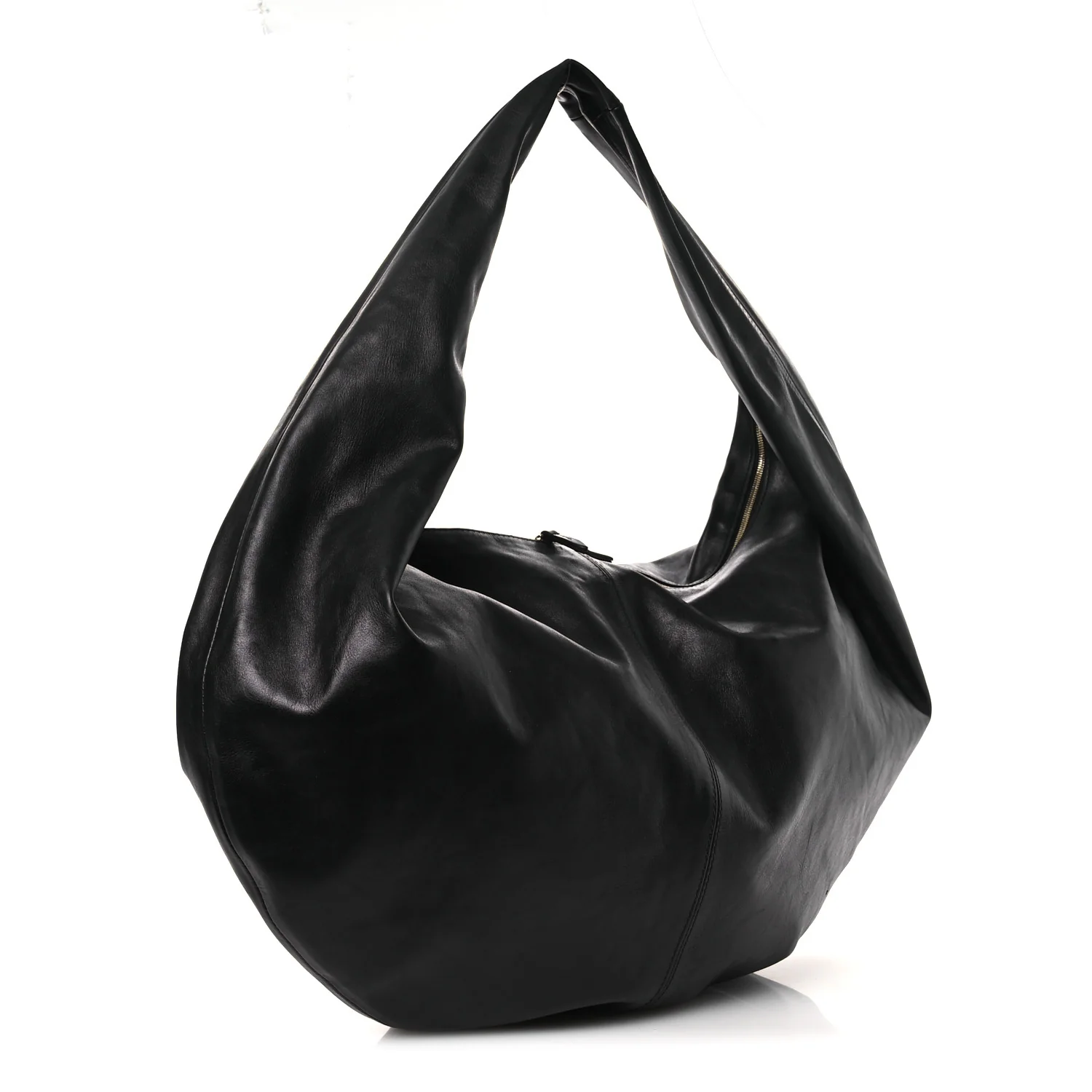 Vintage Calfskin Extra Large Olivia Hobo Black