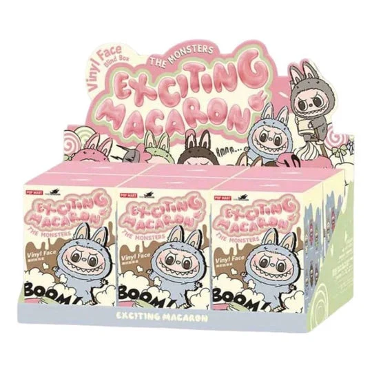 The Monsters Labubu Tasty Macarons Sealed Case (6 Blind Boxes) Unisex