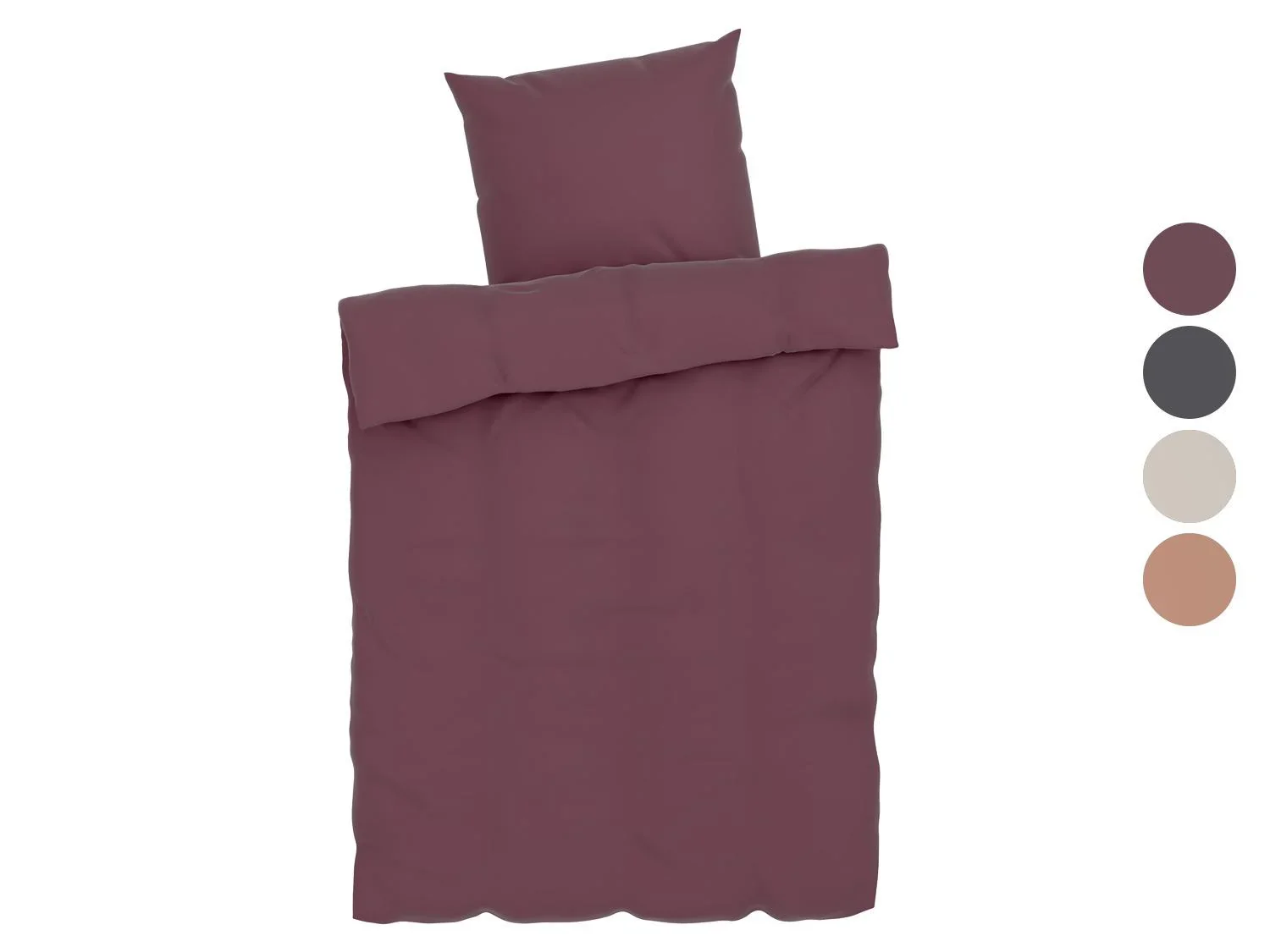 LIVARNO home Parure de lit en satin, 140 x 200 cm