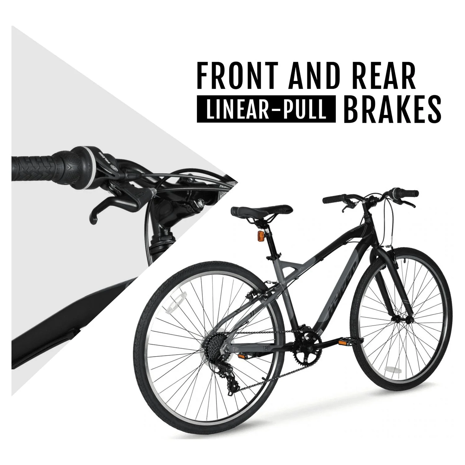 700c Urban Bike for Adults, Gray, Character Group: Urban - Image 5