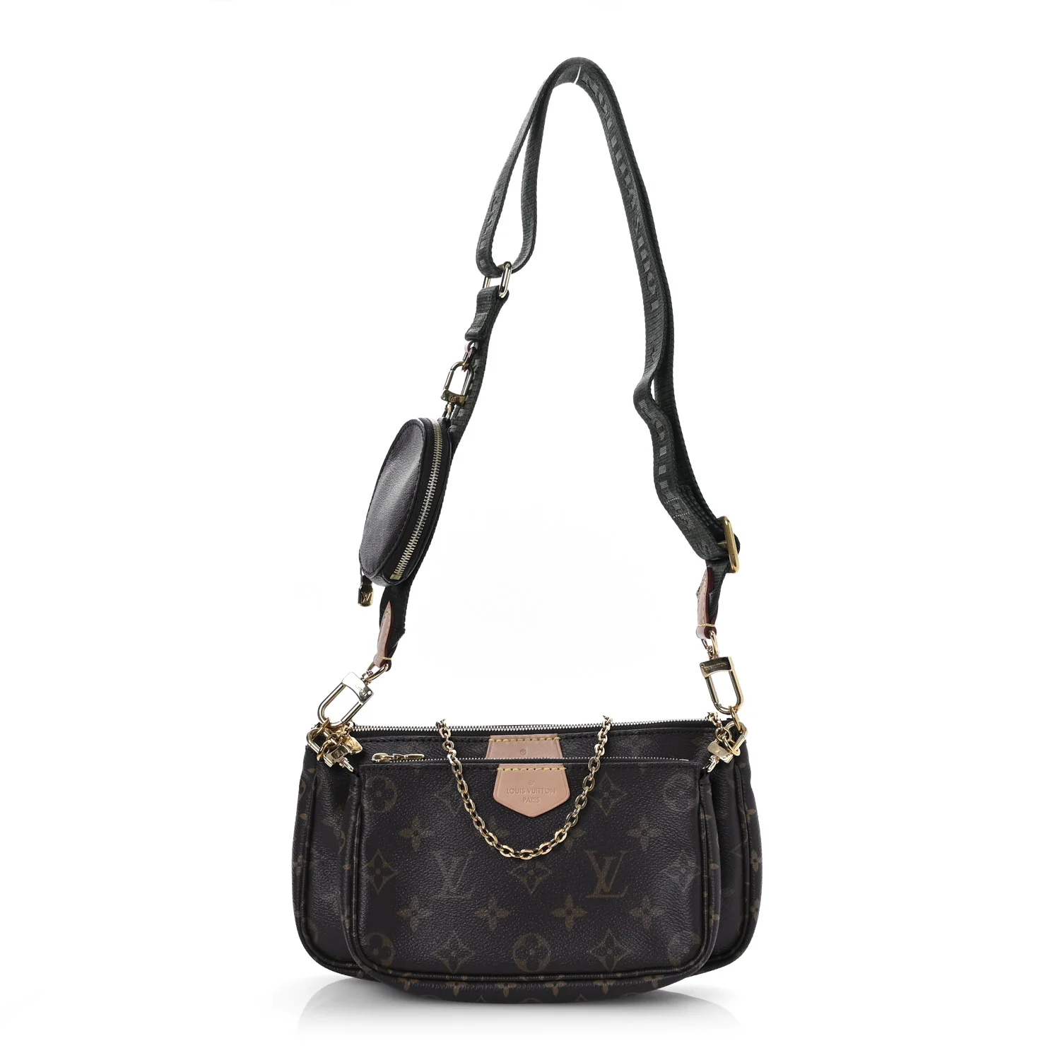 Monogram Multi Pochette Accessories Kaki