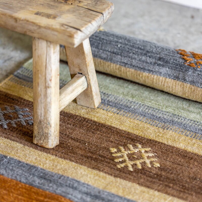Rondane ull gulvteppe 130x190 cm multifarget
