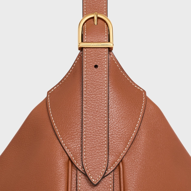 LARGE ROMY IN SUPPLE CALFSKIN TAN
