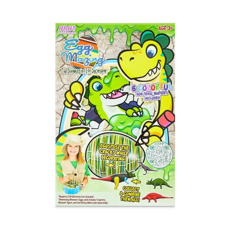 Eggmazing The Mini Dinomazing Easter Egg Decorating Craft Kit, for unisex Child Ages 3+, Size: One Size